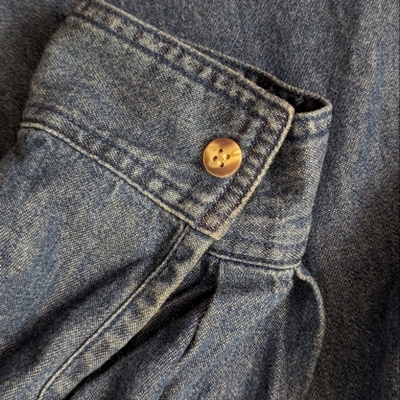Denim Holiday Shirt with Embroidered Details - Picture 6 of 12